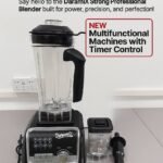 (ON SALES) 2IN1 DARAMIX HEAVY DUTY PROFESSIONAL ICE CRUSHER DIGITSL BLENDER(2200WATT)