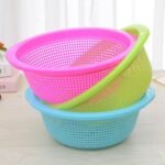 (ON SALES) QUALITY BOX HOLES DRAINING BASKET/SIEVE/COLANDER