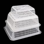 (ON SALES) LARGE CAPACITY RECTANGULAR KITCHEN DRAINER/STORAGE BASKET - Image 2