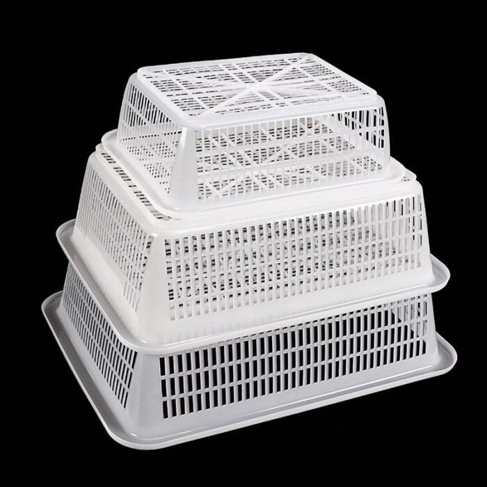 (ON SALES) LARGE CAPACITY RECTANGULAR KITCHEN DRAINER/STORAGE BASKET - Image 2