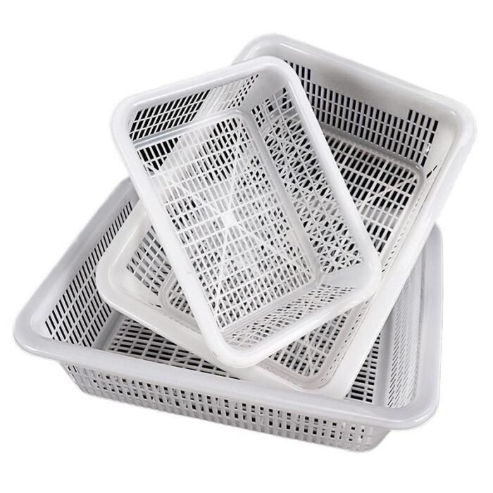 (ON SALES) LARGE CAPACITY RECTANGULAR KITCHEN DRAINER/STORAGE BASKET - Image 3
