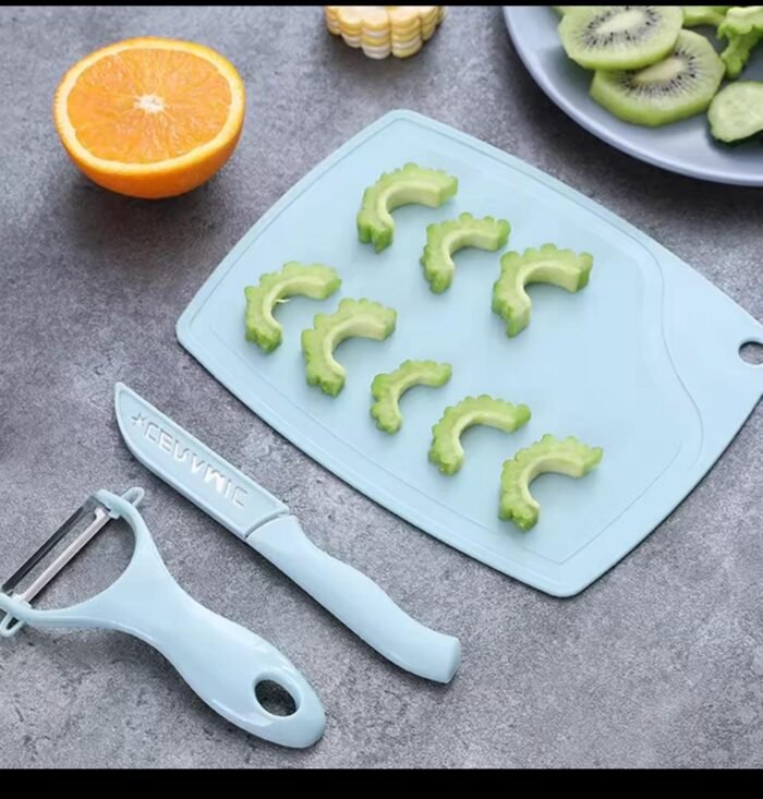 (ON SALES) 3PC FRUIT KNIFE,SKIN PEELER AND CHOPPING BOARD - Image 4