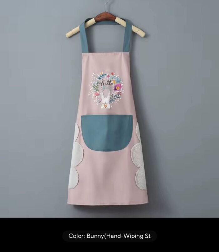 HAND-WIPING WATERPROOF,WEAR RESISTANT,OIL PROOF HAND WIPING KITCHEN APRON - Image 3