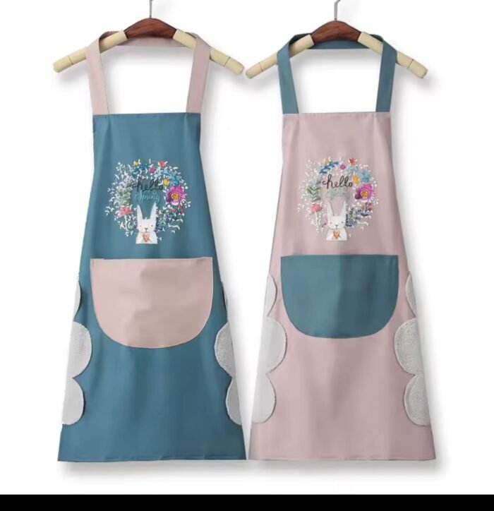 HAND-WIPING WATERPROOF,WEAR RESISTANT,OIL PROOF HAND WIPING KITCHEN APRON - Image 2