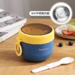 600ML/800ML SEAL LOCK QUALITY STAINLESS INNER LUNCH FLASK - Image 2