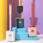 WALL HANGING/STANDING SILICON TOILET BRUSH