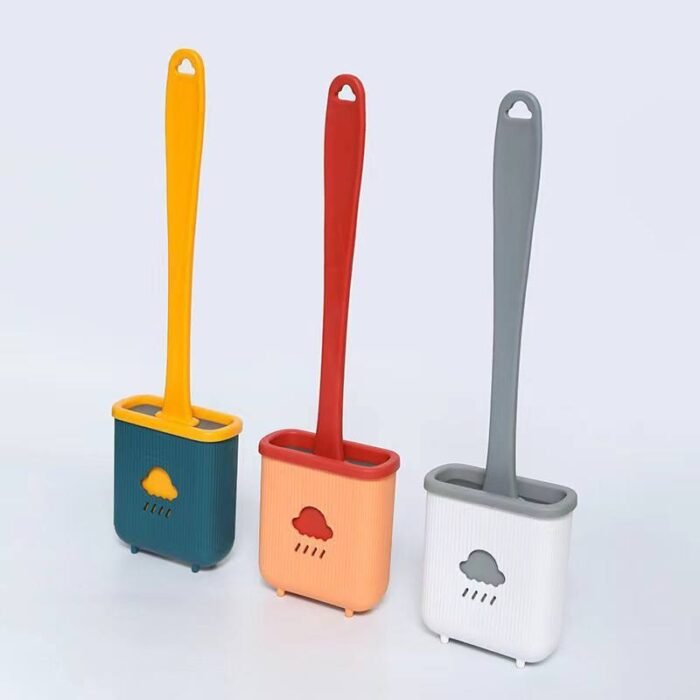 WALL HANGING/STANDING SILICON TOILET BRUSH - Image 3