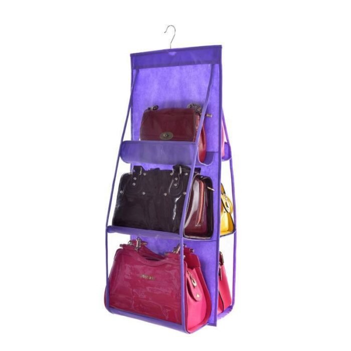 6 COMPARTMENT BAG RACK

COMES IN COLORS(RANDOM SELECTION) - Image 2