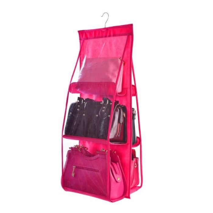 6 COMPARTMENT BAG RACK

COMES IN COLORS(RANDOM SELECTION) - Image 3