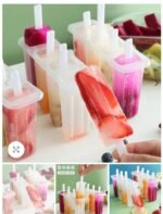 4PC POPSICLE ICE CREAM MOULD WITH HOLDER