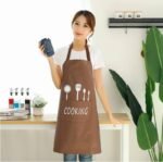 KITCHEN COOKING WATERPROOF OIL RESISTANT HAND WIPING APRON - Image 2