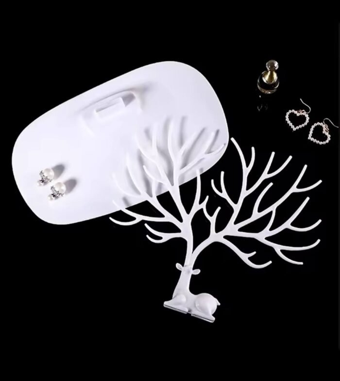 LITTLE DEER SHAPE EARRING,NECKLACE,RING,BRACELET,PENDANT TREE STAND - Image 2