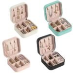 PORTABLE MINI WATERPROOF LEATHER BOX JEWELRY ORGANIZER - Image 2