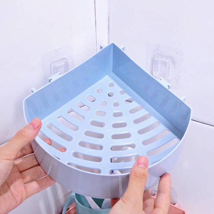 (ON SALES) CORNER BATHROOM WALL SHELF - Image 4