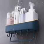 1PC MULTIPURPOSE WALL RACK WITH TOWEL HOLDER - Image 5