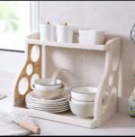 (ON SALES) BIG SIZE MULTIPURPOSE DOUBLE LAYER KITCHEN STORAGE RACK(Hephzy) 
Suitable for kitchen,bathroom and a book shelf - Image 4