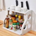 (ON SALES) BIG SIZE MULTIPURPOSE DOUBLE LAYER KITCHEN STORAGE RACK(Hephzy) 
Suitable for kitchen,bathroom and a book shelf - Image 6