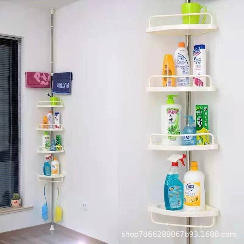 img_0652 4 STEP MULTIPURPOSE CORNER BATHROOM SHELF - Image 1