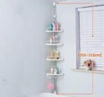 4 STEP MULTIPURPOSE CORNER BATHROOM SHELF - Image 2