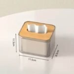 (ON SALES) RECTANGULAR WOODEN TRANSPARENT TISSUE BOX HOLDER - Image 6