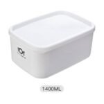 THICK STRONG SEALED AIRTIGHT REFRIGERATOR STORAGE BOX,MICROWAVE HEATING/FRUIT/SNACKS PLATE/LUNCH BOX WITH COVER - Image 4