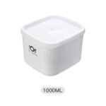 THICK STRONG SEALED AIRTIGHT REFRIGERATOR STORAGE BOX,MICROWAVE HEATING/FRUIT/SNACKS PLATE/LUNCH BOX WITH COVER - Image 5