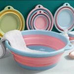 (ON SALES) SILICON COLLAPSIBLE WASH BASIN/BOWL