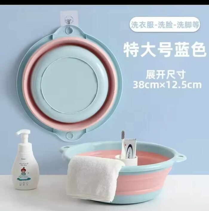 (ON SALES) SILICON COLLAPSIBLE WASH BASIN/BOWL - Image 2