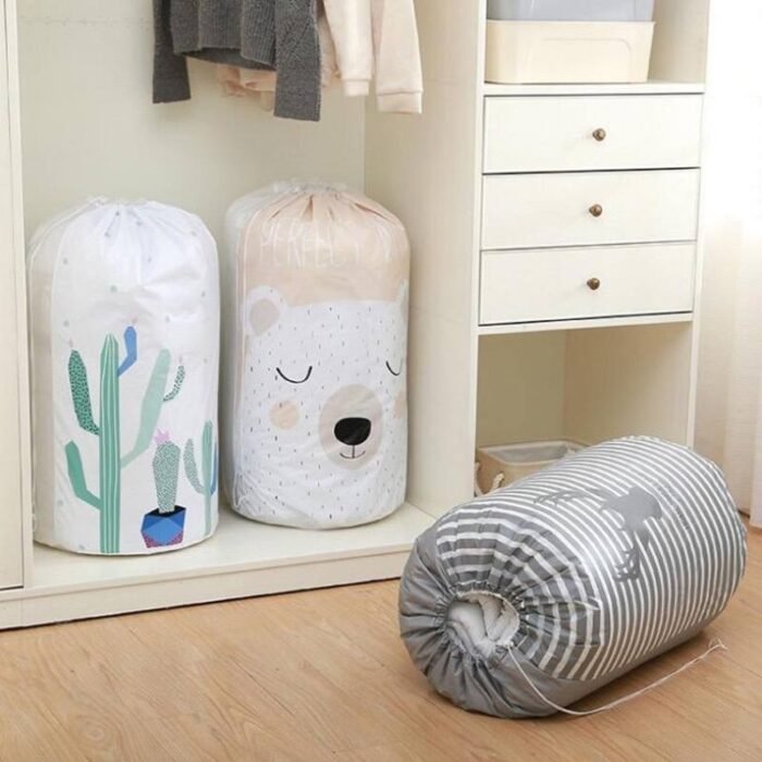 WATER PROOF LAUNDRY DRAWSTRING STRONG POLYTENE POUCH BAG•••VERY VERY THICK AND STRONG - Image 2