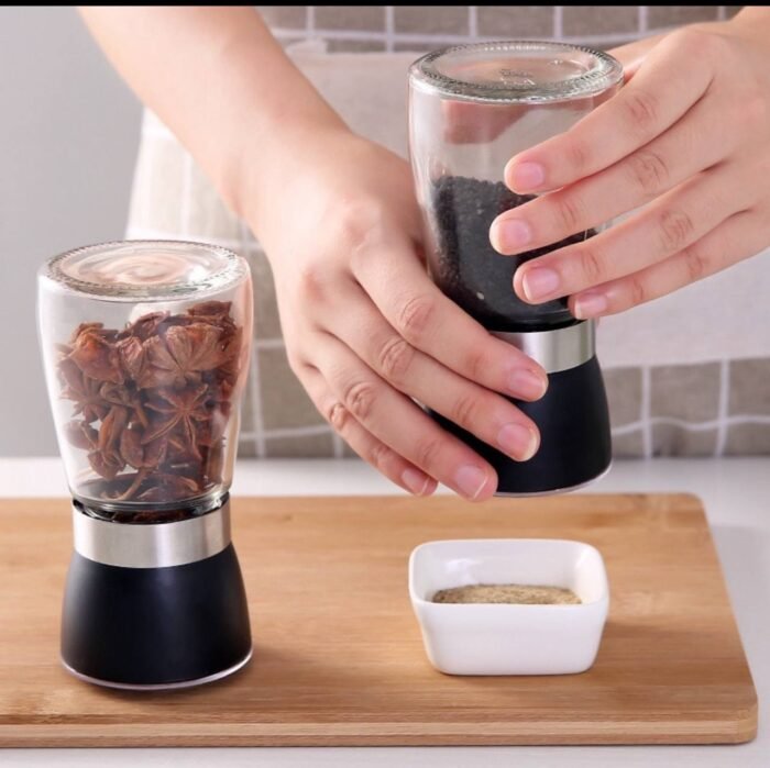 KITCHEN SEASONING/SPICE MANUAL GRINDER AND MIXER BOTTLE - Image 2