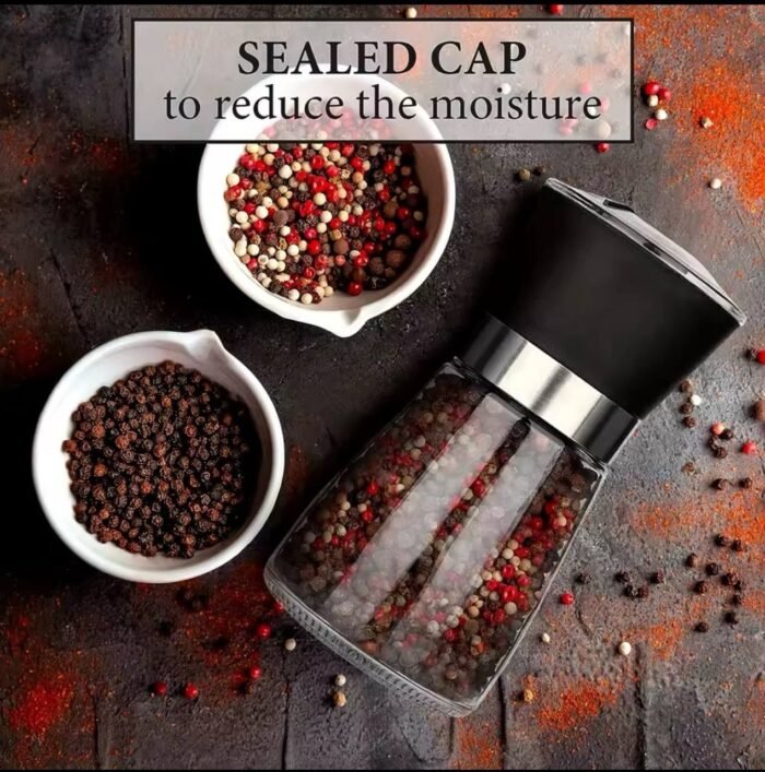 KITCHEN SEASONING/SPICE MANUAL GRINDER AND MIXER BOTTLE - Image 4