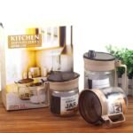 (ON SALES) 2PC SPICE CUP AND 1 OIL STORAGE/DISPENSER BOTTLE