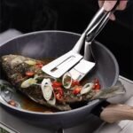 STAINLESS STEEL MULTIPURPOSE FRYING CLIP/BREAD CLIP/STEAK CLAMPS/BBQ TONG