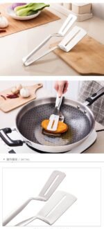 STAINLESS STEEL MULTIPURPOSE FRYING CLIP/BREAD CLIP/STEAK CLAMPS/BBQ TONG - Image 3