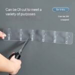SILICON STICKY TILE/WALL  6-SLOT HANGER (Exotic, Multifunctional, No nailing/screwing Waterproof, Decorative) - Image 2