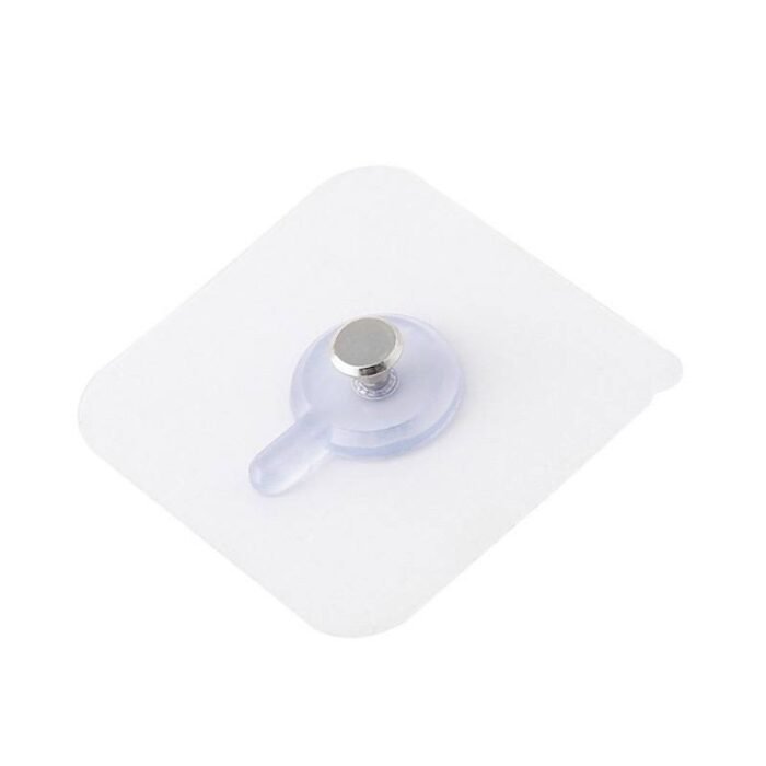 12PC ADHESIVE PIN TRANSPARENT WALL HOOK DESIGN 2 2026 - Image 4