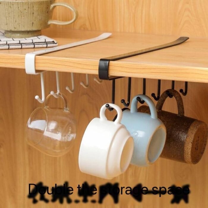 IRON CABINET HANGER WITH 6PC HOOK - Image 2