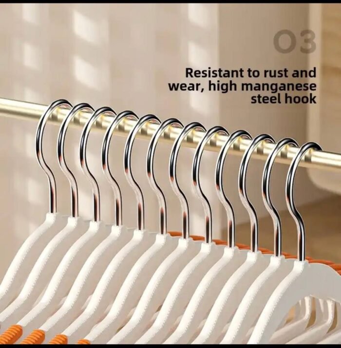10PC NONSLIP SEAMLESS HANGER,TROUSER RACK,WARDROBE DISPLAY HANGER FIR CLOTHING STORE 2026 - Image 2