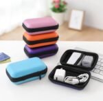 PORTABLE HANDY ESSENTIALS POUCH FOR EARPHONES/PHONE CABLES