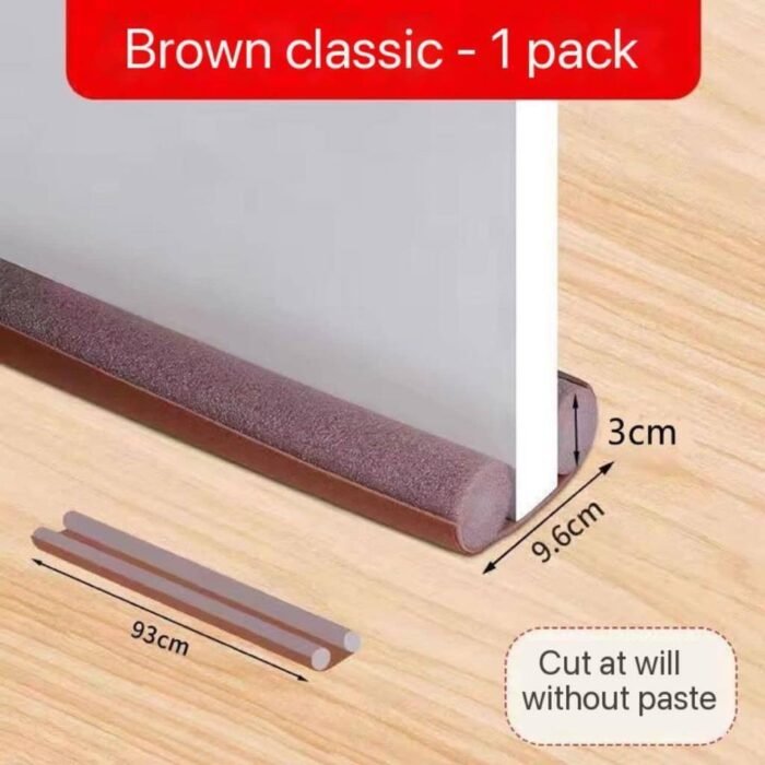 DOOR BOTTOM FOAM SEALING STRIP & COLD/RODENT STOPPER
(A.K.A DOOR STOPPER) 

LENGTH- 36.5 INCHES 

Door Bottom Seal Strip 
Under Door Draft Stopper
 Anti-Cold Gap 
Noise Reduction Tool - Image 3