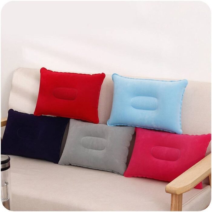 1PC INFLATABLE SOFT SPA NECK PILLOW/CUSHION PILLOW - Image 3