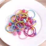 QUALITY KIDS HAIR RUBBER BAND••50pc in a sachet - Image 2
