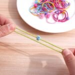 QUALITY KIDS HAIR RUBBER BAND••50pc in a sachet - Image 4