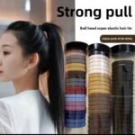 20PC SEAMLESS HIGH ELASTICITY WOMEN HAIR CANNED RUBBER BAND PONYTAIL SCRUNCHE
