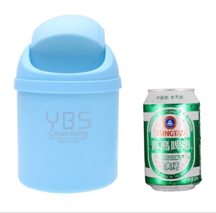 MINI DESKTOP SMALL TRASH TUBE/CAN(Hephzy) 
Suitable for office table,Dressing table,Dinning table - Image 3