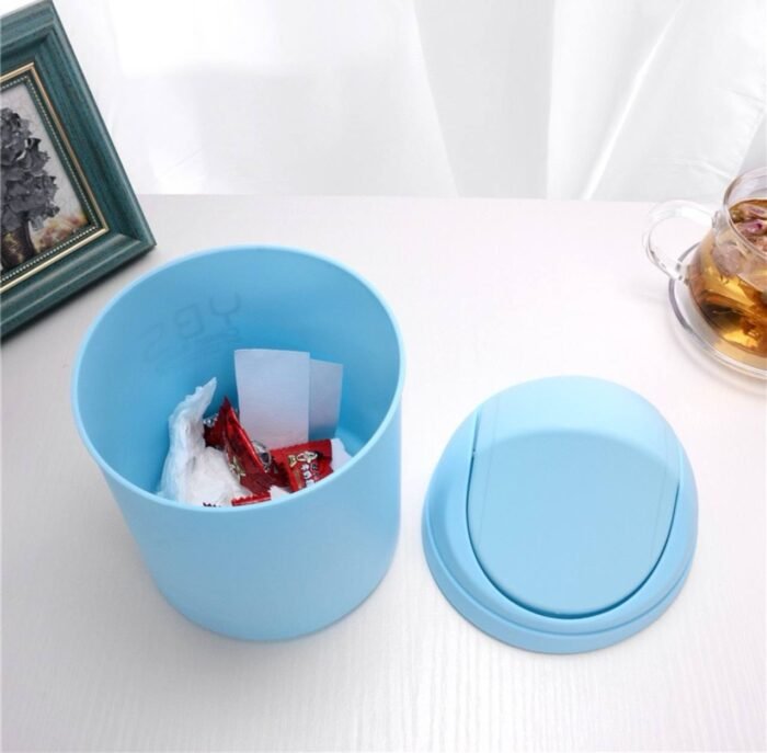 MINI DESKTOP SMALL TRASH TUBE/CAN(Hephzy) 
Suitable for office table,Dressing table,Dinning table - Image 6
