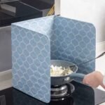 ALUMINUM FOIL FOLDABLE OIL SHIELD FOR  KITCHEN GAS STOVE,HEAT INSULATION,PROTECTIVE SHEET,WASHABLE AND REUSABLE - Image 3