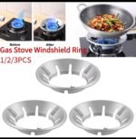 1PC ORIGINAL STAINLESS STEEL FIREPROOF WIND-SHIELD BRACKET ENERGY SAVER GAS STOVE COVER