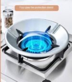 1PC ORIGINAL STAINLESS STEEL FIREPROOF WIND-SHIELD BRACKET ENERGY SAVER GAS STOVE COVER - Image 2