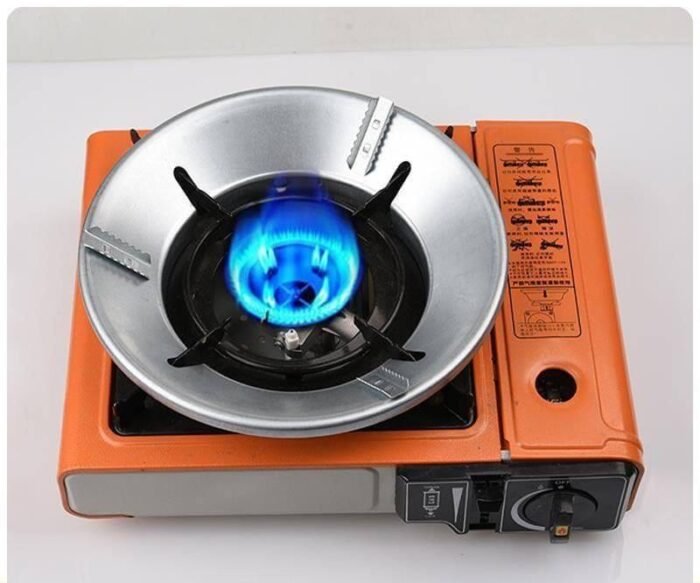1PC ORIGINAL STAINLESS STEEL FIREPROOF WIND-SHIELD BRACKET ENERGY SAVER GAS STOVE COVER - Image 5